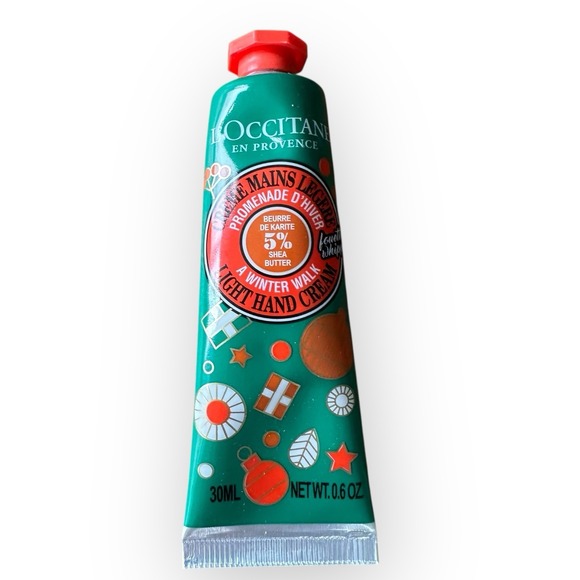 L'Occitane A Winter Walk Light Hand Cream 5% Shea Butter 0.6 oz NEW - Picture 1 of 1